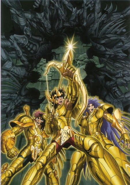 6+boys, aquarius_camus, araki_shingo, aries_muu, armor, arrow_(projectile), brazil, camyu