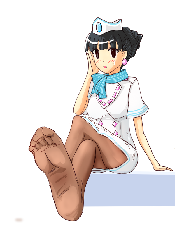 ace_attorney, ace_attorney_investigations, bad_feet, bad_id, bad_pixiv_id, blush, feet, flight_attendant