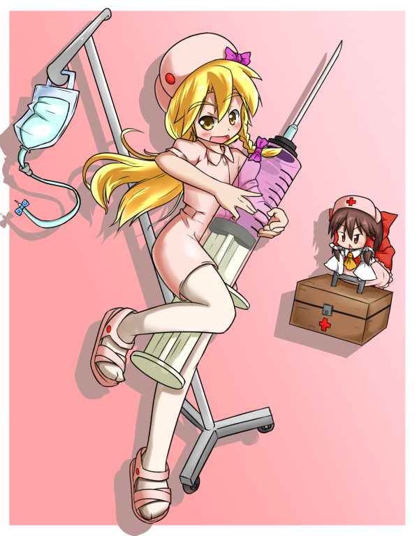 1boy, 1girl, alternate_costume, ascot, blonde_hair, blush, bow, braid