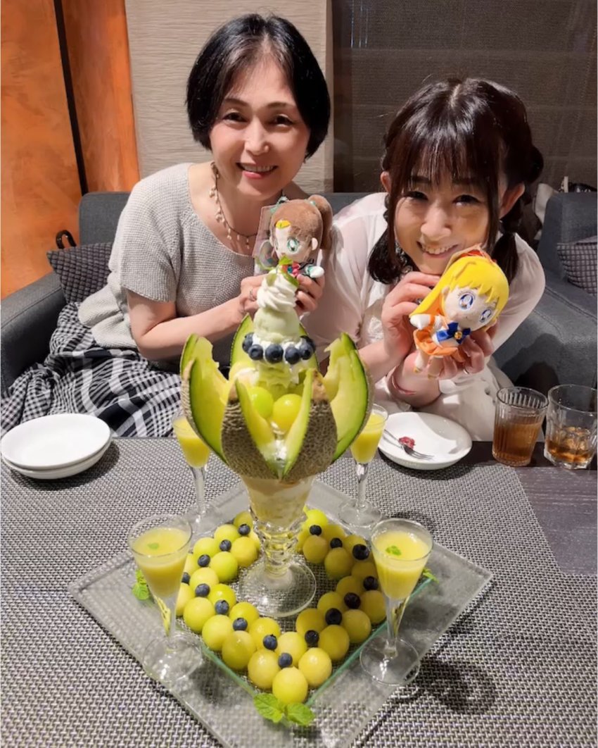 aino_minako, birthday_celebration, bishoujo_senshi_sailor_moon, fukami_rica, funky_twins, highres, kino_makoto, sailor_jupiter, sailor_venus, shinohara_emi, tagme, voice_actor_connection