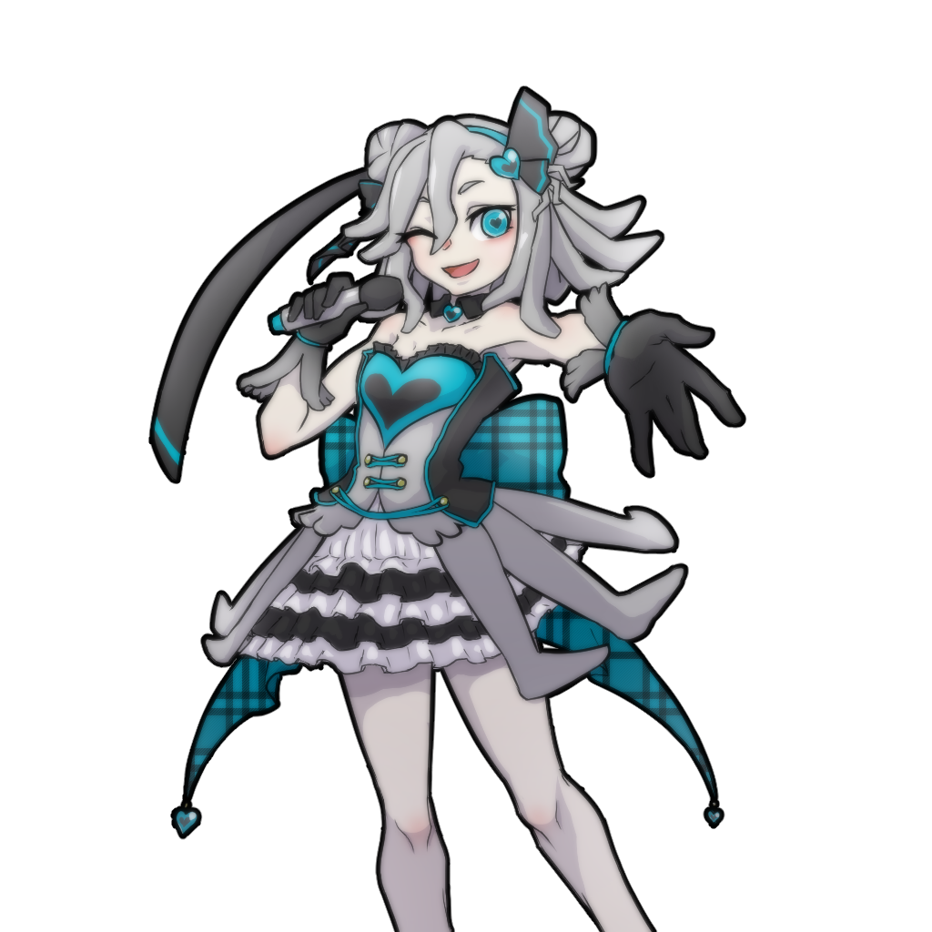 1girl, :d, armpits, back_bow, blue_eyes, blue_star, blush, bow