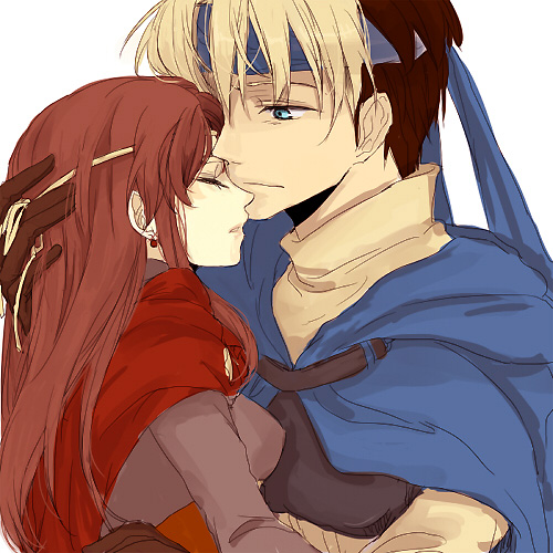 1boy, 1girl, akieru_nomaki, black_hair, blonde_hair, blue_eyes, cape, closed_eyes