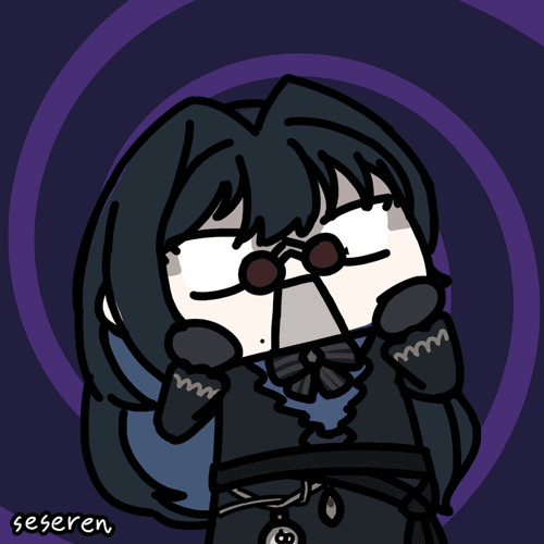 1boy, alchemy_stars, allura_(alchemy_stars), animated, animated_gif, long_hair, lowres, mole