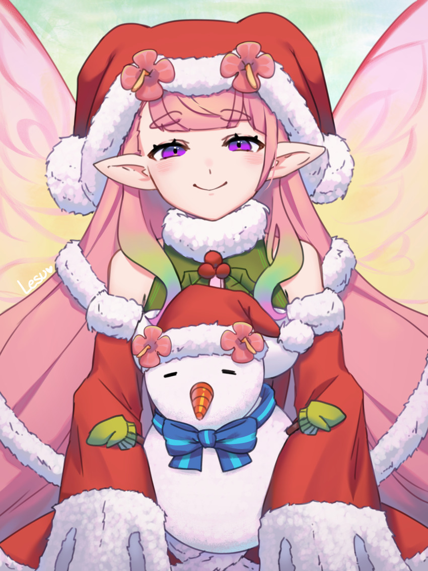 1girl, absurdres, artist_name, bare_shoulders, blue_bow, blue_bowtie, blunt_bangs, bow