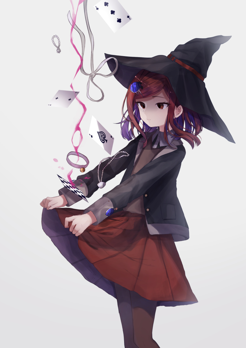 1girl, 5_106y, absurdres, bad_id, bad_pixiv_id, black_hat, black_jacket, blue_gem