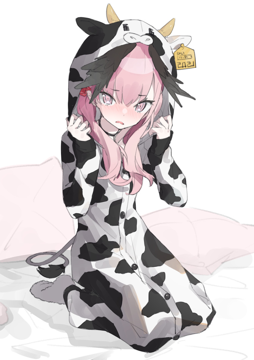 1girl, absurdres, blue_archive, cottone_(highjethoo), cow_girl, highres, koharu_(blue_archive), solo