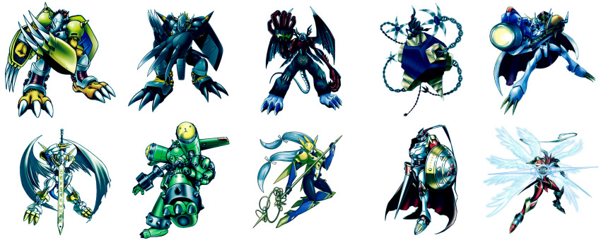 absurdres, apocalymon, armor, blackwargreymon, claws, digimon, dukemon, dukemon_crimson_mode, highres, imperialdramon, imperialdramon_paladin_mode, lance, omegamon, polearm, saintgalgomon, sakuyamon, shield, venomvamdemon, vr-apocaly, vr-blackwargrey, vr-duke, vr-duke_crimson_mode, vr-imperial, vr-omega, vr-saintgalgo, vr-sakuya, vr-venom, vr-wargrey, wargreymon, weapon, wings, yin_yang