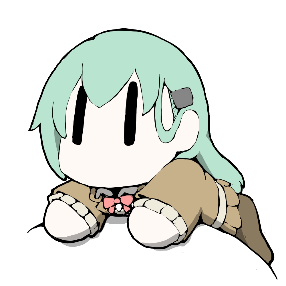 1girl, brown_cardigan, brown_skirt, cardigan, cardigan_vest, chibi, collar, collared_shirt