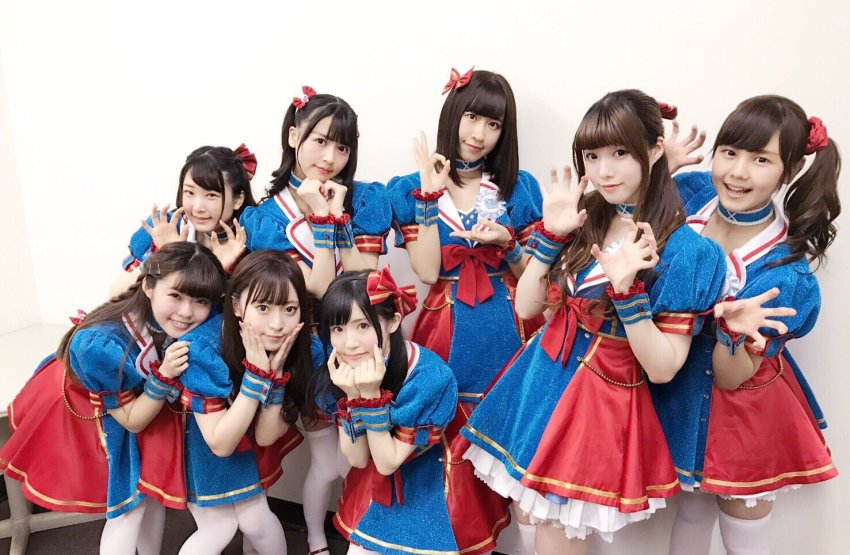 6+girls, dress, funato_yurie, ishitobi_erika, kariya_miki, kiryu_akane, konno_yuzuki, multiple_girls