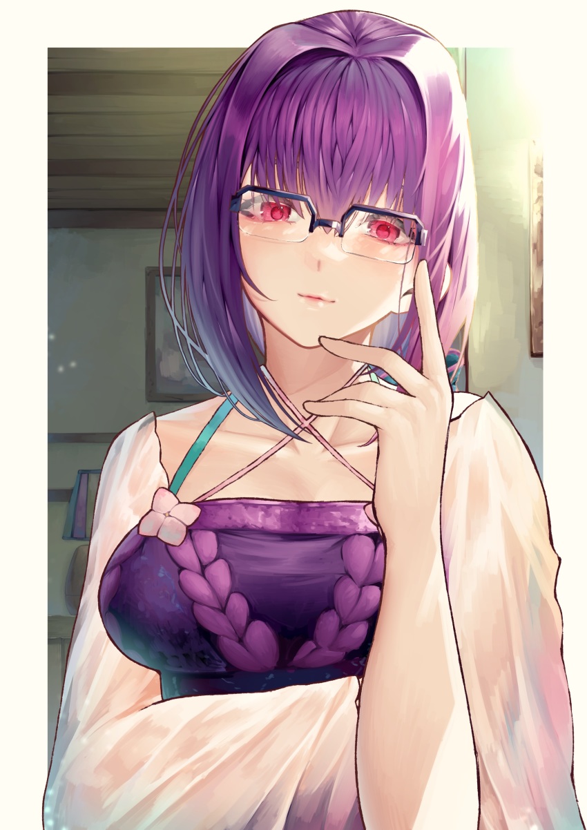 1girl, absurdres, breasts, cleavage, collarbone, dress, fate/grand_order, fate_(series)