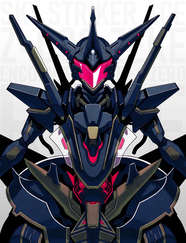 antennae, joints, mecha, mechanical_arms, robot, robot_joints, sky_striker_ace_-_zeke, tagme