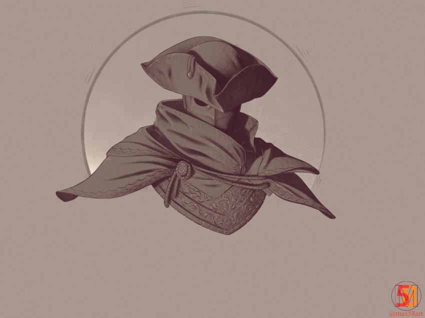 1boy, armor, breastplate, brown_theme, cape, dark_souls_(series), dark_souls_iii, full_armor