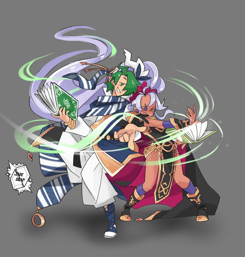 1boy, 1girl, absurdres, book, fire_emblem, fire_emblem:_genealogy_of_the_holy_war, fire_emblem_heroes, green_hair