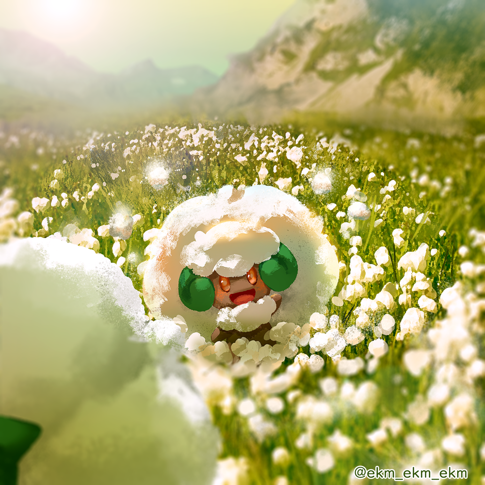 animal_focus, arm_up, artist_name, big_hair, blurry, blurry_background, blurry_foreground, blush