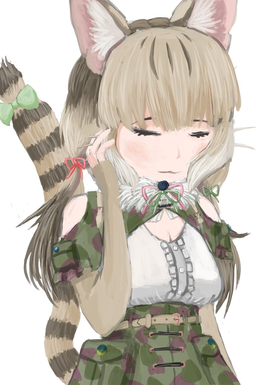 animal_ears, cat_ears, cat_girl, grey_hair, highres, jungle_cat_(kemono_friends), kemono_friends, kemono_friends_v_project