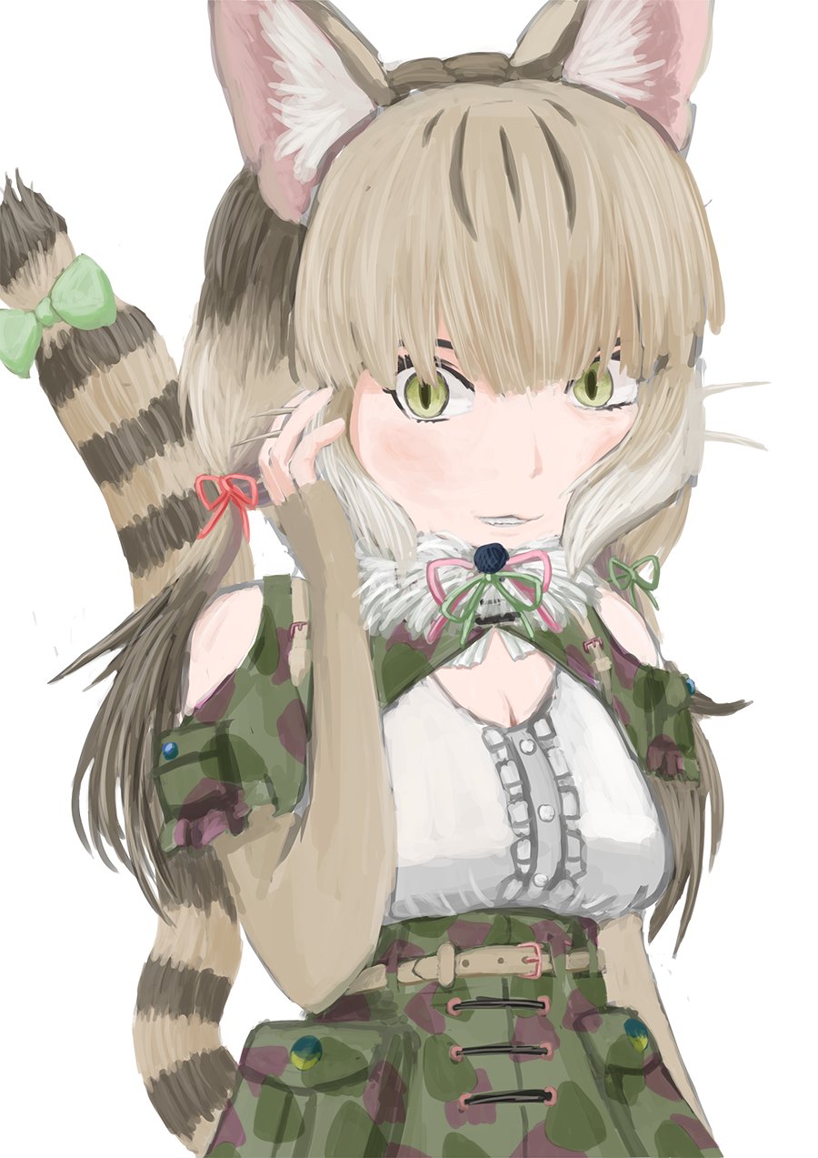 animal_ears, cat_ears, cat_girl, grey_hair, highres, jungle_cat_(kemono_friends), kemono_friends, kemono_friends_v_project