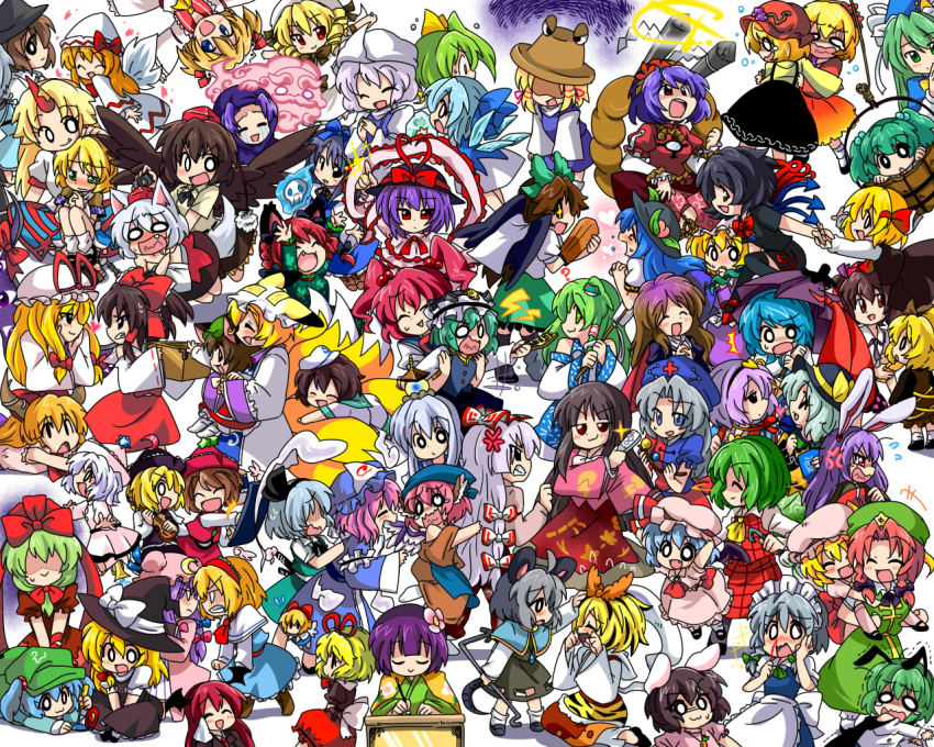 >:3, >:d, +_+, 6+girls, :>, :3, :d, ?