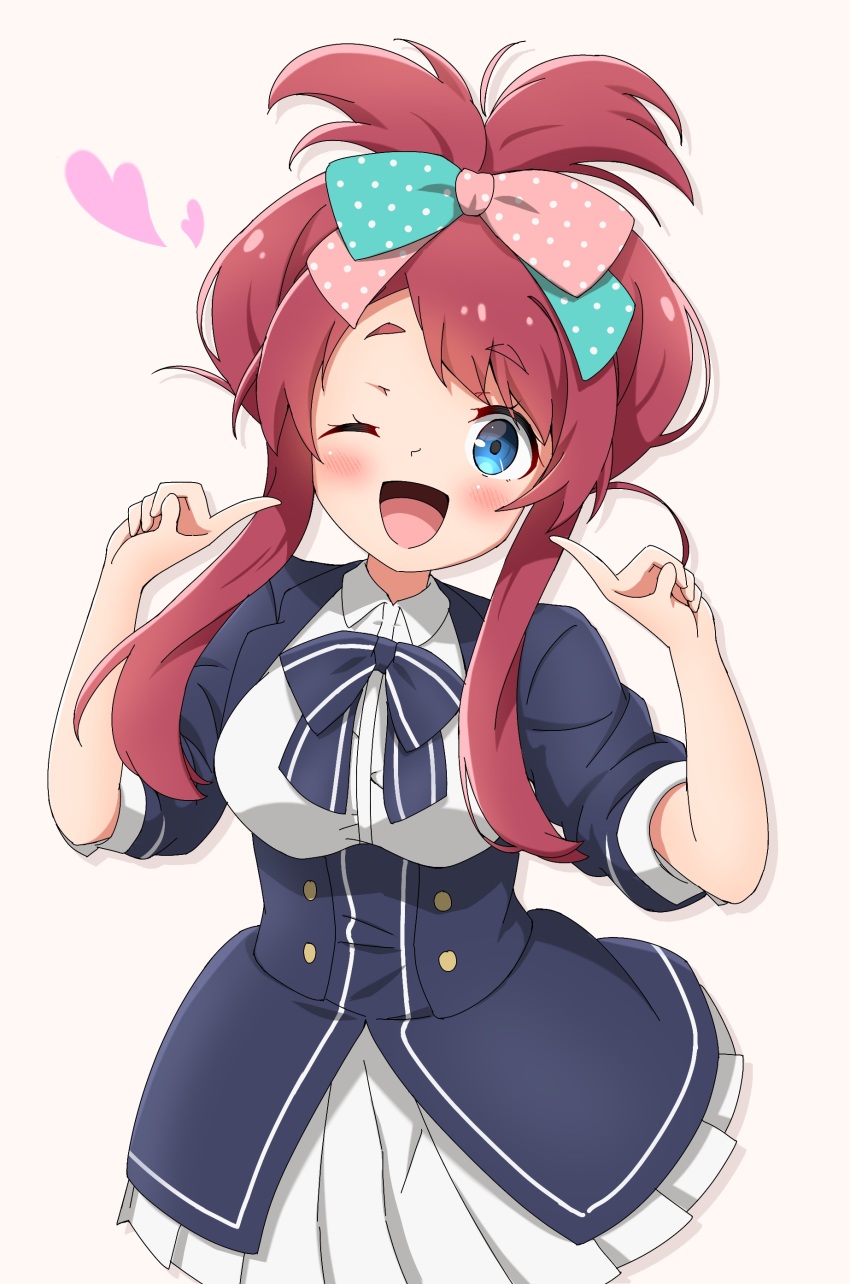 1girl, absurdres, alternate_hairstyle, blue_eyes, blush, bow, cinnamiku_hairstyle, hair_bow