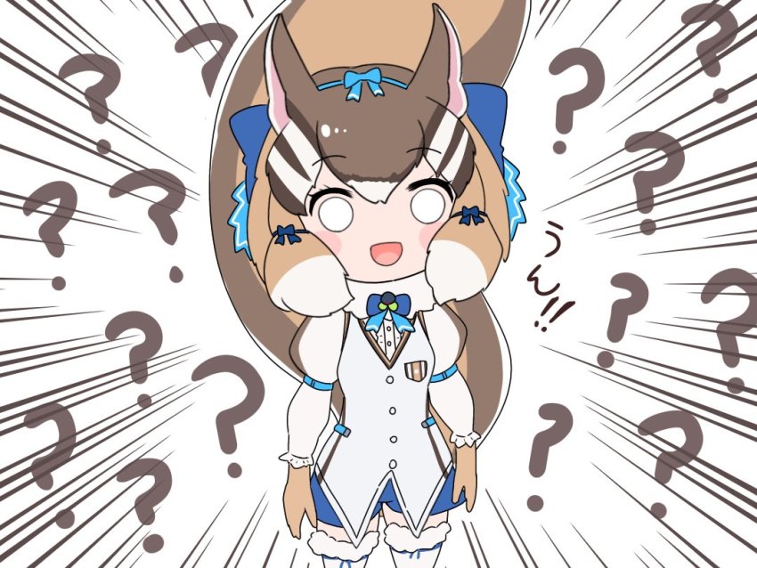 animal_costume, animal_ears, brown_eyes, brown_hair, kemono_friends, kemono_friends_v_project, multicolored_hair, sarutori