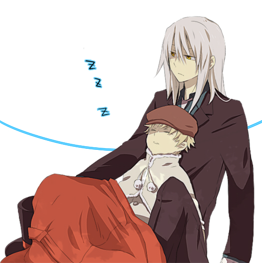 2boys, august_7, bad_id, bad_pixiv_id, blonde_hair, blue_eyes, darker_than_black, formal_clothes