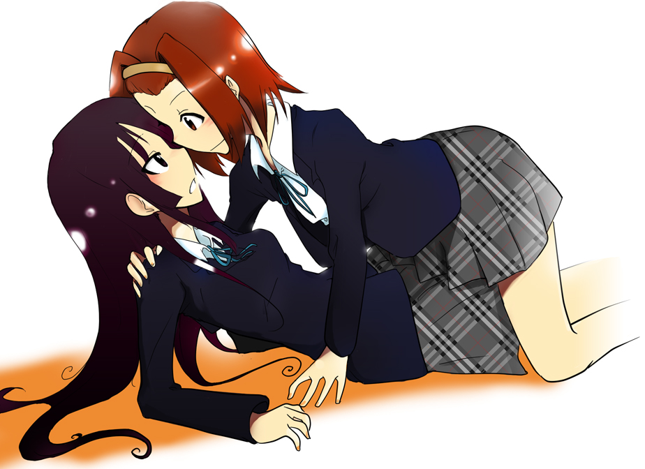 akiyama_mio, bad_id, bad_pixiv_id, black_eyes, black_hair, brown_eyes, brown_hair, fujiaki_subaru