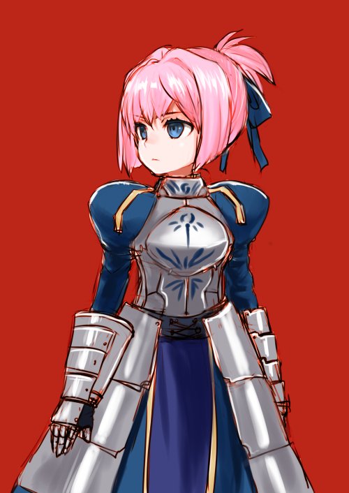 1girl, armor, armored_dress, artoria_pendragon_(fate), blue_dress, blue_eyes, cosplay, dress