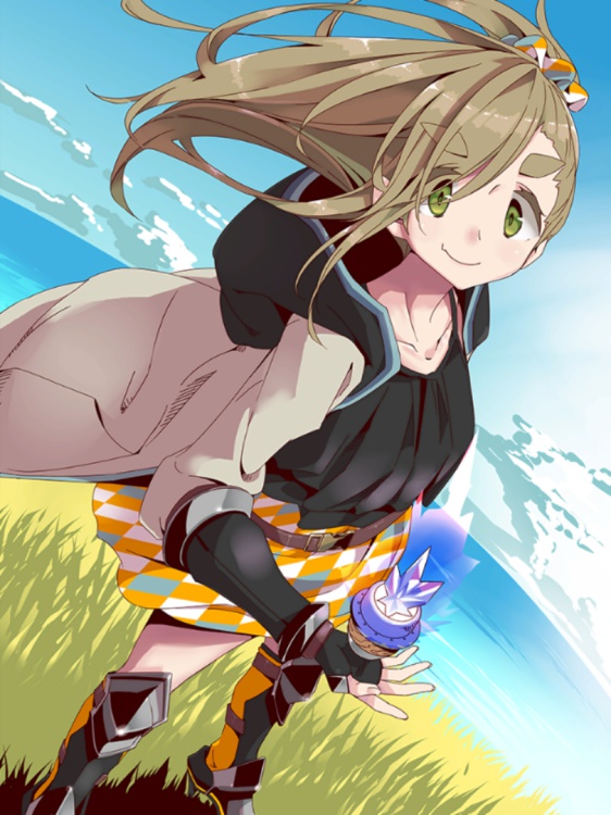 1girl, afro_(kngotezo), afro_(kngotezo)_(style), dutch_angle, flat_color, green_eyes, inuyama_aoi, looking_at_viewer