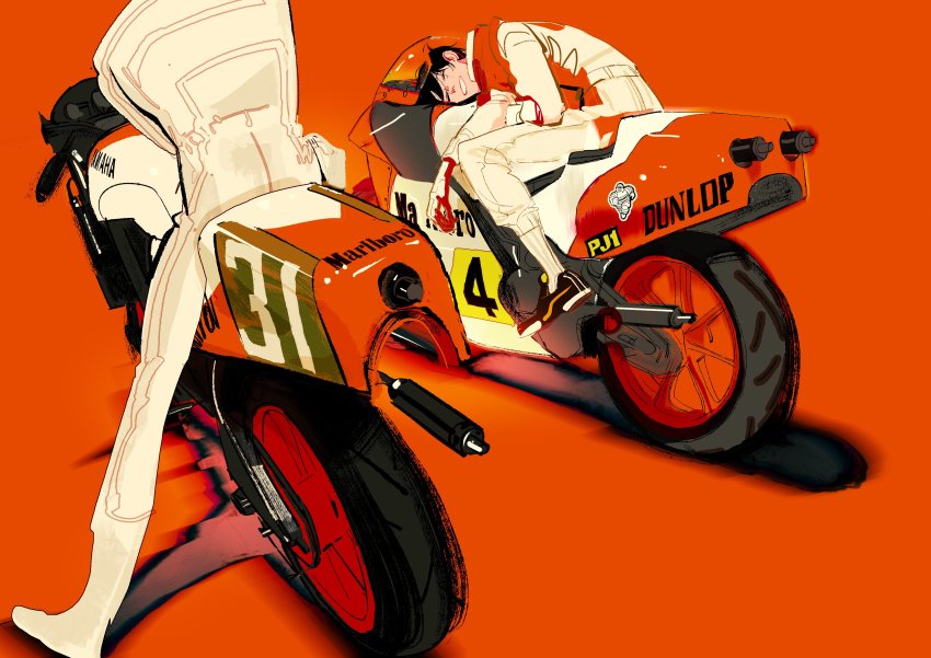 2girls, absurdres, bodysuit, closed_eyes, gloves, highres, leaning_forward, long_sleeves