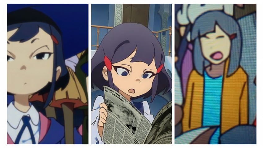 absurdres, avery_(little_witch_academia), brand_new_animal, cameo, highres, little_witch_academia, official_art, screencap, tagme, trigger_(company)