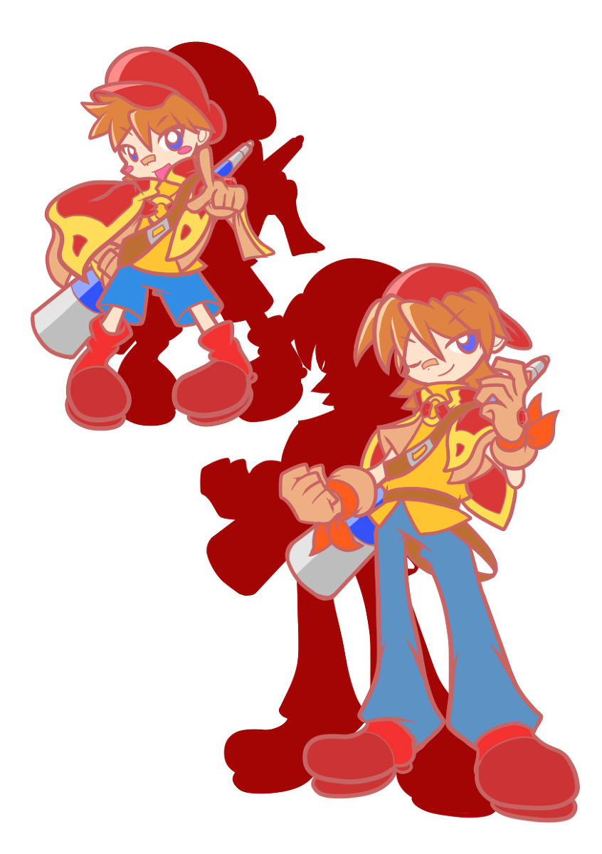 1boy, age_difference, aged_down, aged_up, child, garnet_grossular, highres, parody