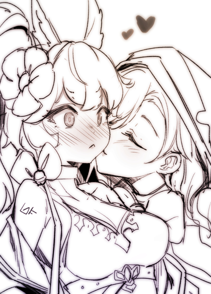 alpaca_ears, alpaca_girl, animal_ears, bare_shoulders, bell, blush, breasts, cloak