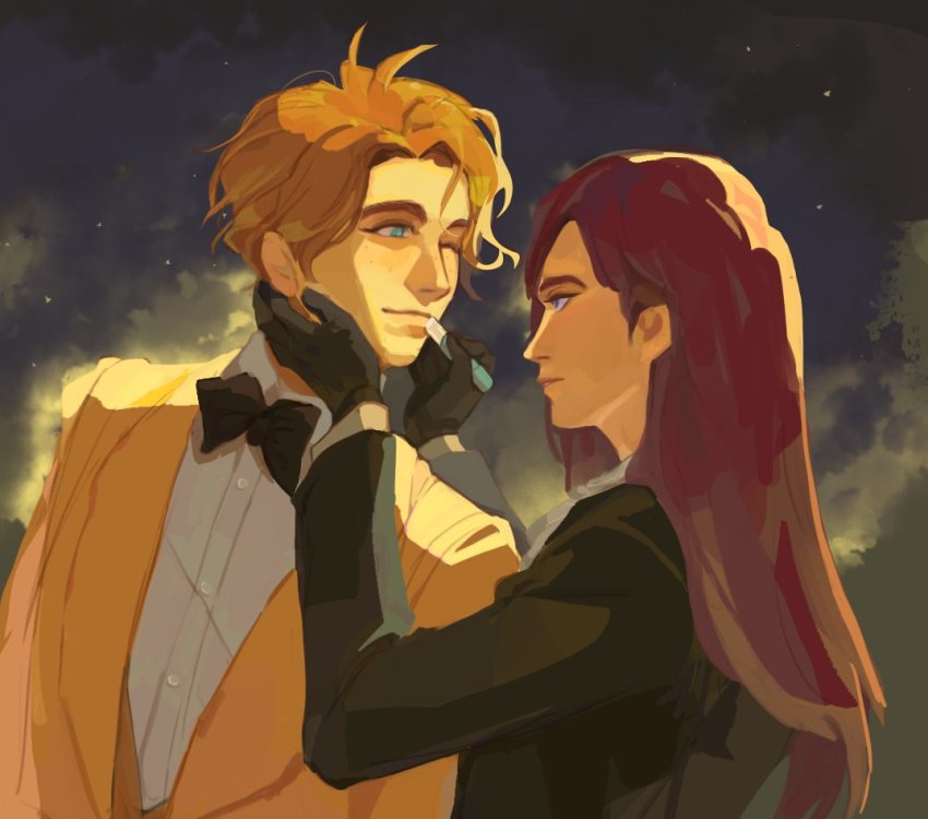 2girls, apex_legends, applying_makeup, ashleigh_reid, black_bow, black_bowtie, black_gloves, black_jacket