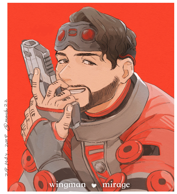 apex_legends, b3_wingman, border, brown_eyes, brown_hair, character_name, dated, facial_hair