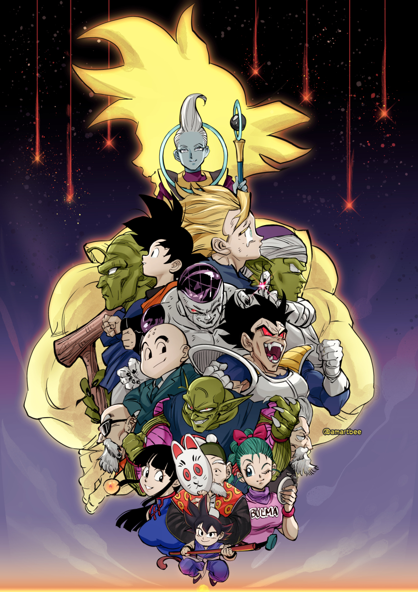 absurdres, amartbee, anger_vein, antennae, aqua_hair, armor, bad_id, bad_pixiv_id