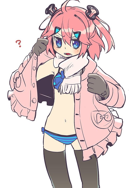 1girl, looking_at_viewer, md_monaka, medarot, medarot_9, mio_(medarot), short_hair, simple_background, solo, swimsuit, white_background