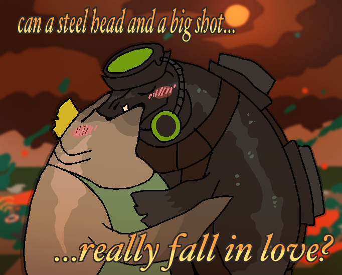 animal_focus, big_shot_(splatoon), blonde_hair, blurry, blurry_background, blush, blush_stickers, character_name