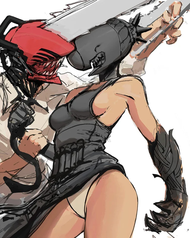 1girl, bomb_devil_(chainsaw_man), chainsaw_man, panties, peter_chai, reze_(chainsaw_man), underwear, white_panties