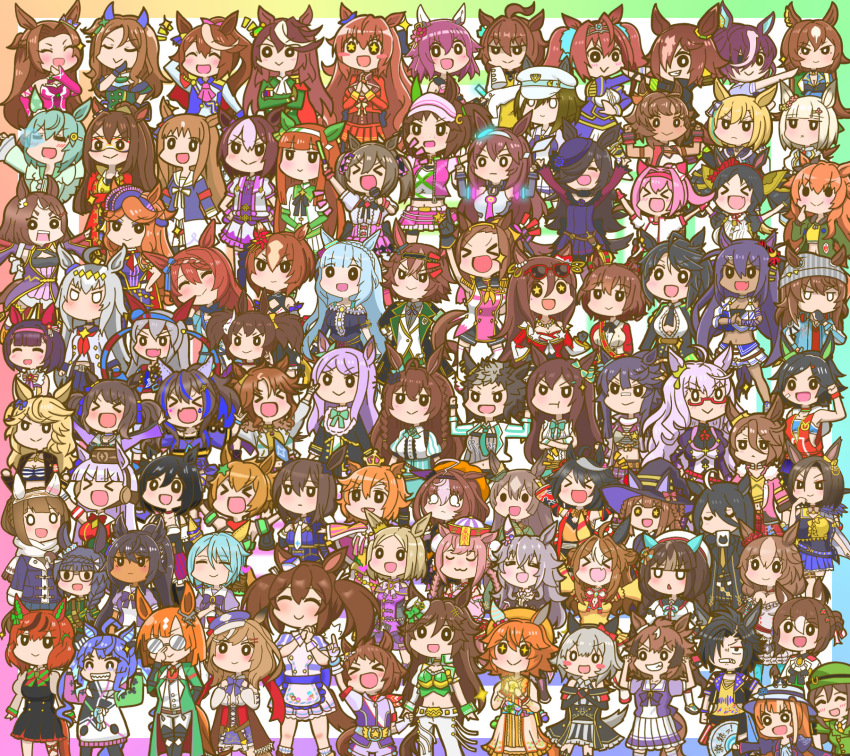 >_<, 6+girls, :>, :3, :d, =_=, ^_^, absolutely_everyone