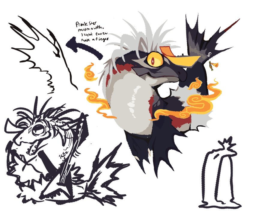 animal_focus, arrow_(symbol), colored_sclera, electric_guitar, english_text, fish_hook, gao_(kohozuna), guitar