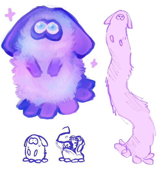 alternate_form, animal_focus, blue_eyes, drooling, fluffy, full_body, gao_(kohozuna), head_back