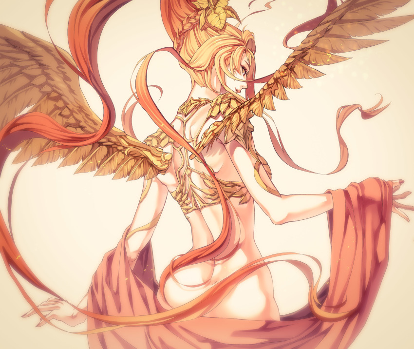 1girl, absurdres, azeyma, back, bimel_isabella, braid, collar, cowboy_shot