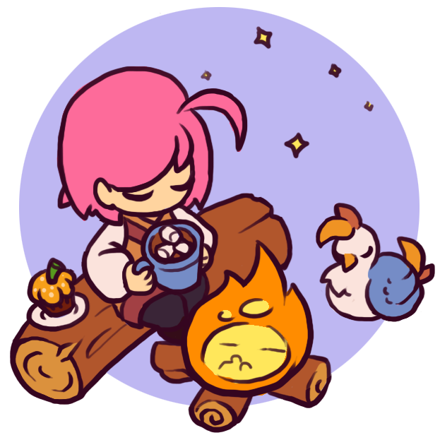 1girl, ahoge, alpha_transparency, animal, annamaria_klimkovich, bird, black_pants, blue_background