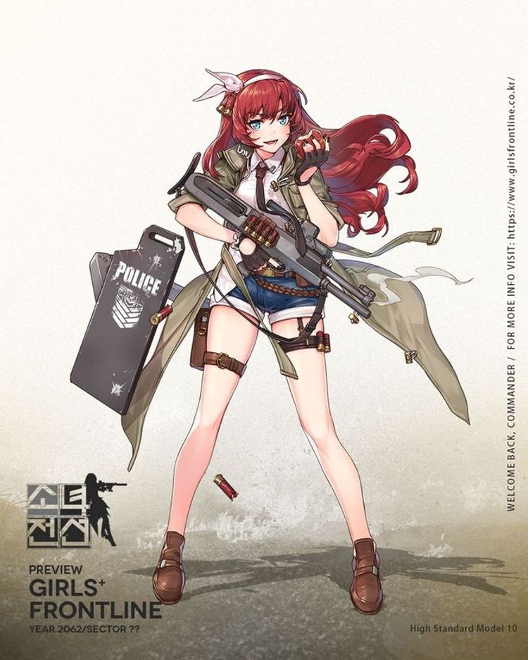 12-gauge, 12-gauge_(2_3/4_inch_shell), 1girl, ammunition, apple, ballistic_shield, blue_eyes, bow