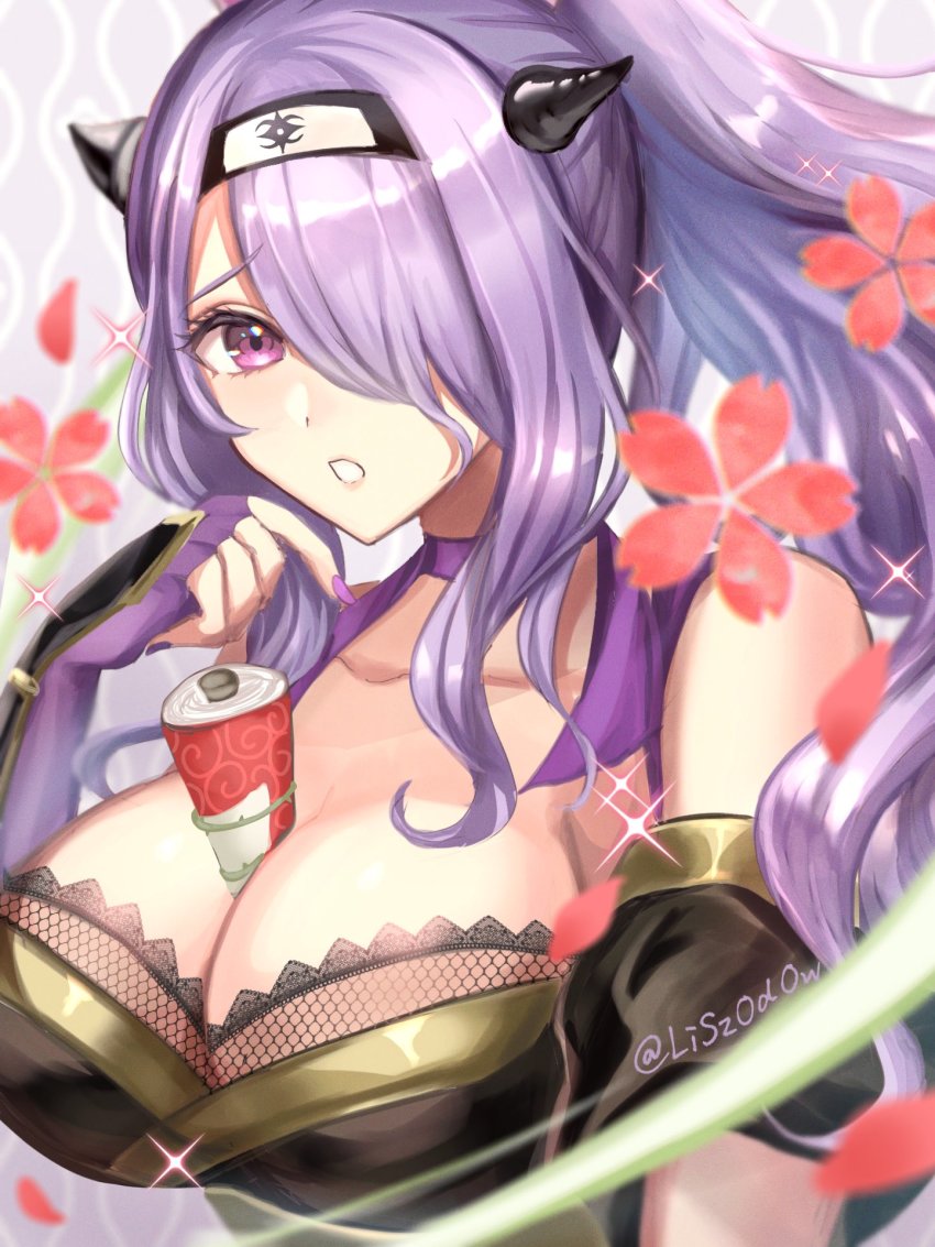 1girl, breasts, camilla_(fire_emblem), camilla_(ninja)_(fire_emblem), choker, cleavage, collarbone, fire_emblem
