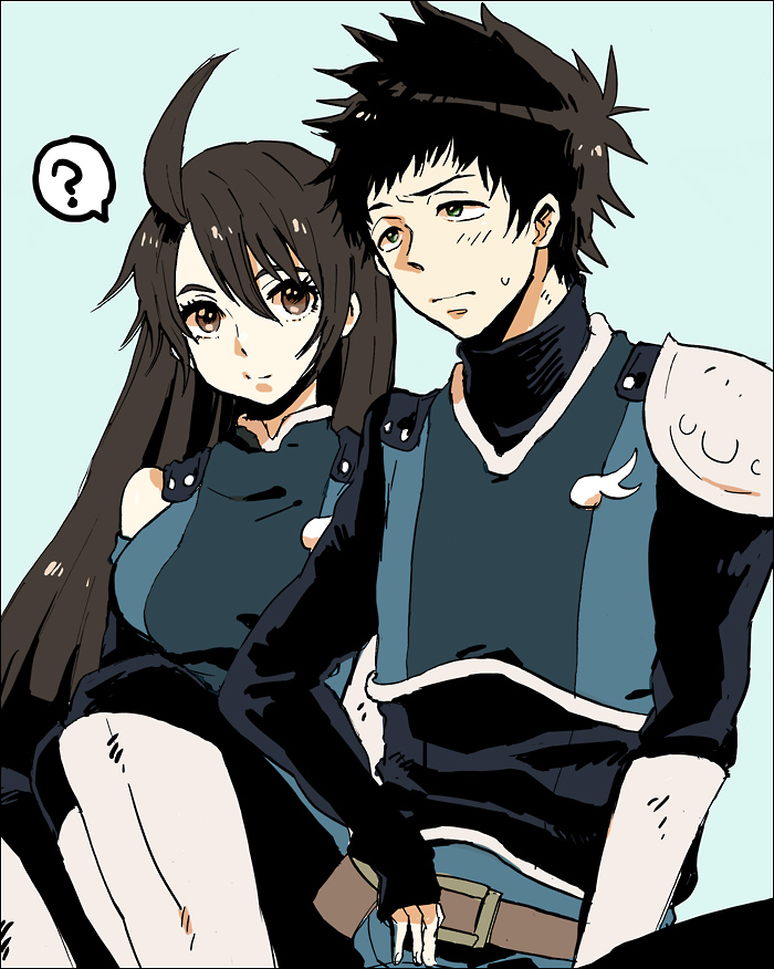 00s, ?, ahoge, bad_id, bad_pixiv_id, brown_eyes, casey_(tales), damuron_atomaisu