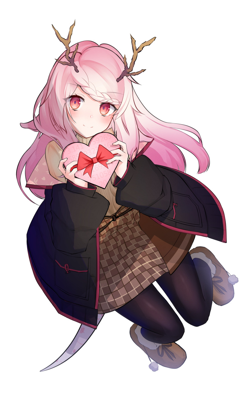 1girl, absurdres, akatoshu, animal_ears, black_bow, black_jacket, black_thighhighs, blush