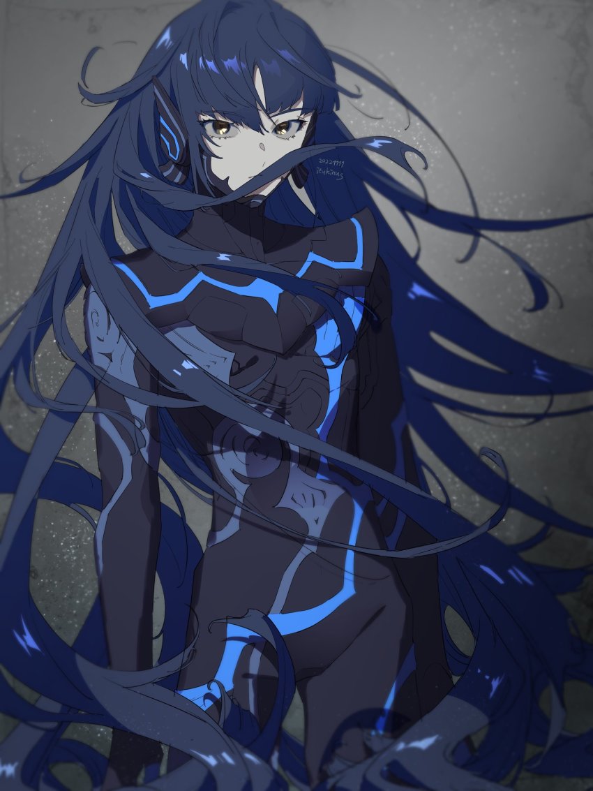 1boy, androgynous, armor, bodysuit, eyelashes, highres, ituki, long_hair