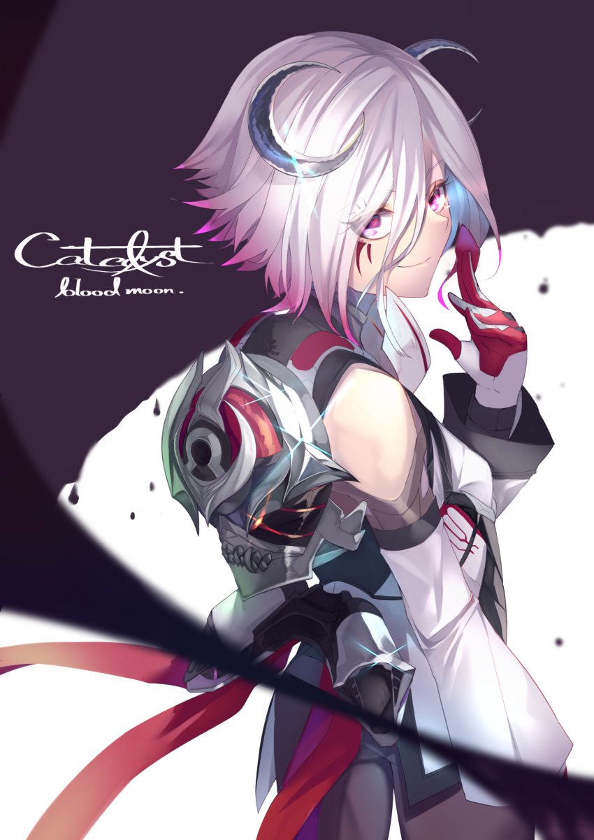 1girl, animification, apex_legends, black_pantyhose, blood_moon_catalyst, blue_hair, breasts, catalyst_(apex_legends)