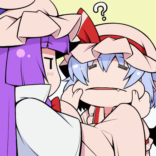 ?, animated, animated_gif, cheek_pinching, cheek_pull, cheek_squash, confused, eichi_yuu