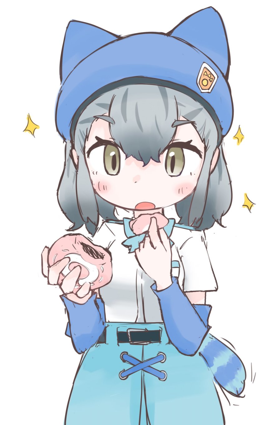 bow, bowtie, elbow_gloves, gloves, grey_hair, highres, hikari_(kemono_friends), kemono_friends